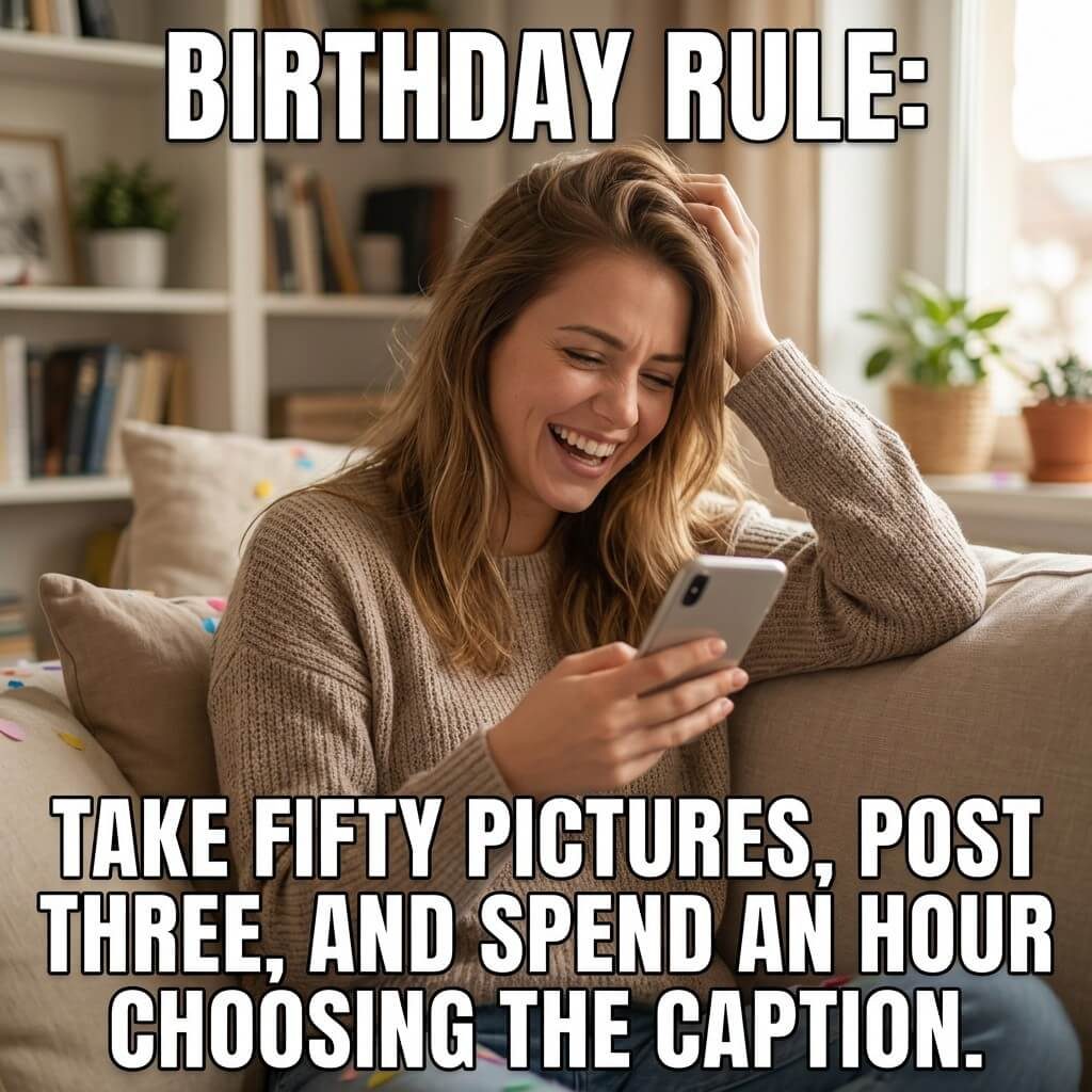 Fifty Photos Three Posts Meme