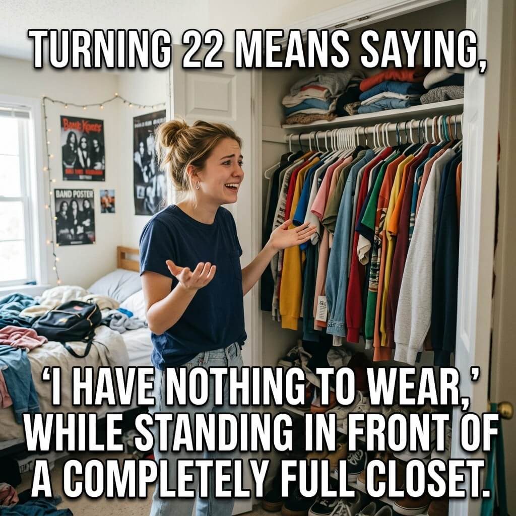 Full Closet Nothing to Wear Meme