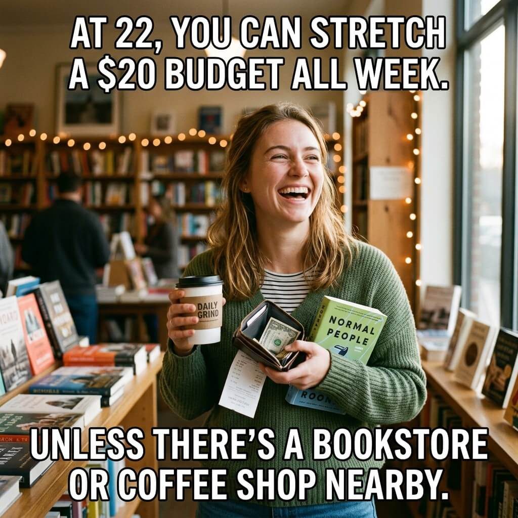 Bookstore Budget Breaker Meme
