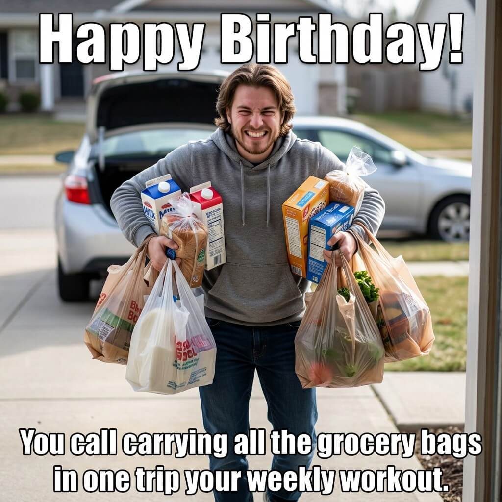 Grocery Bag Deadlift Meme