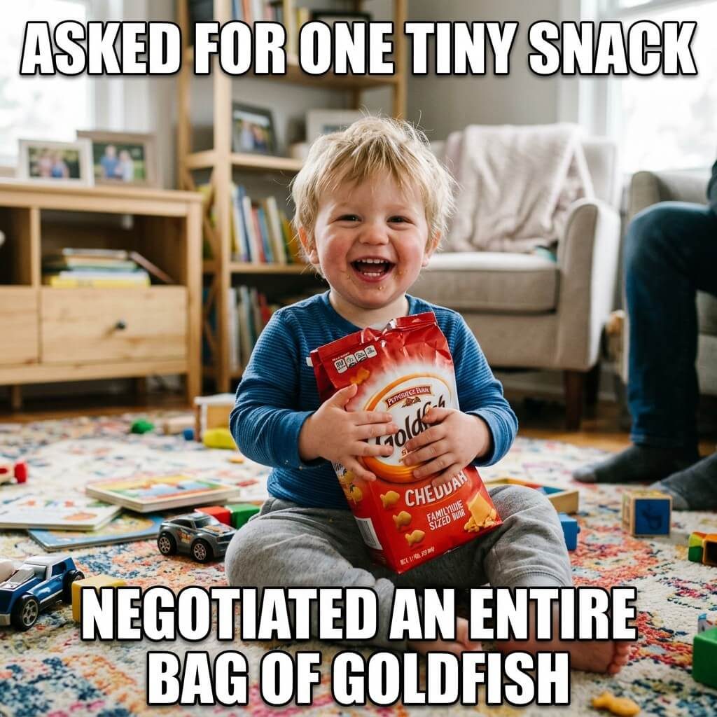 Snack Time Hostage Negotiator Meme