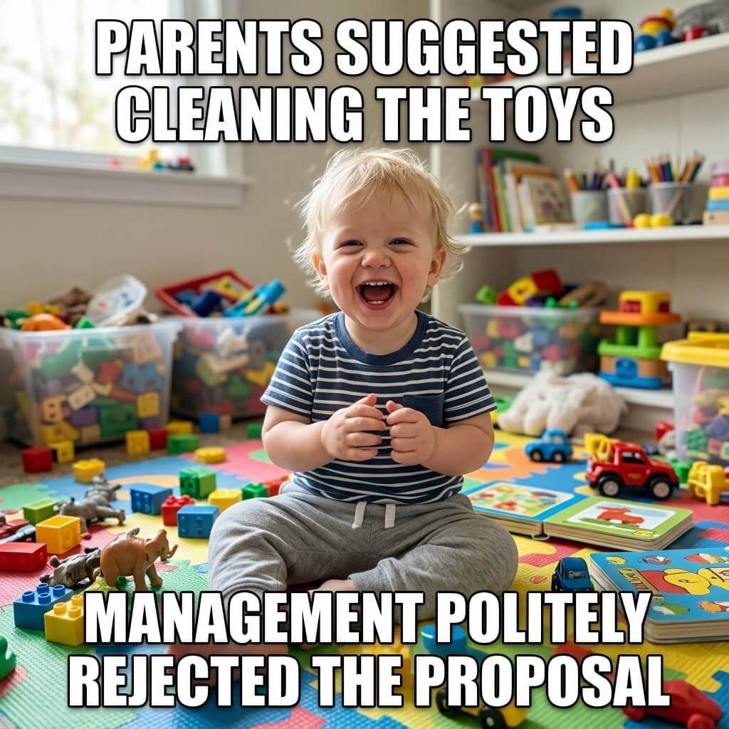 Toy Cleanup Veto Power Meme