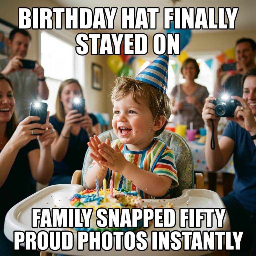 Party Hat Photo Window Meme