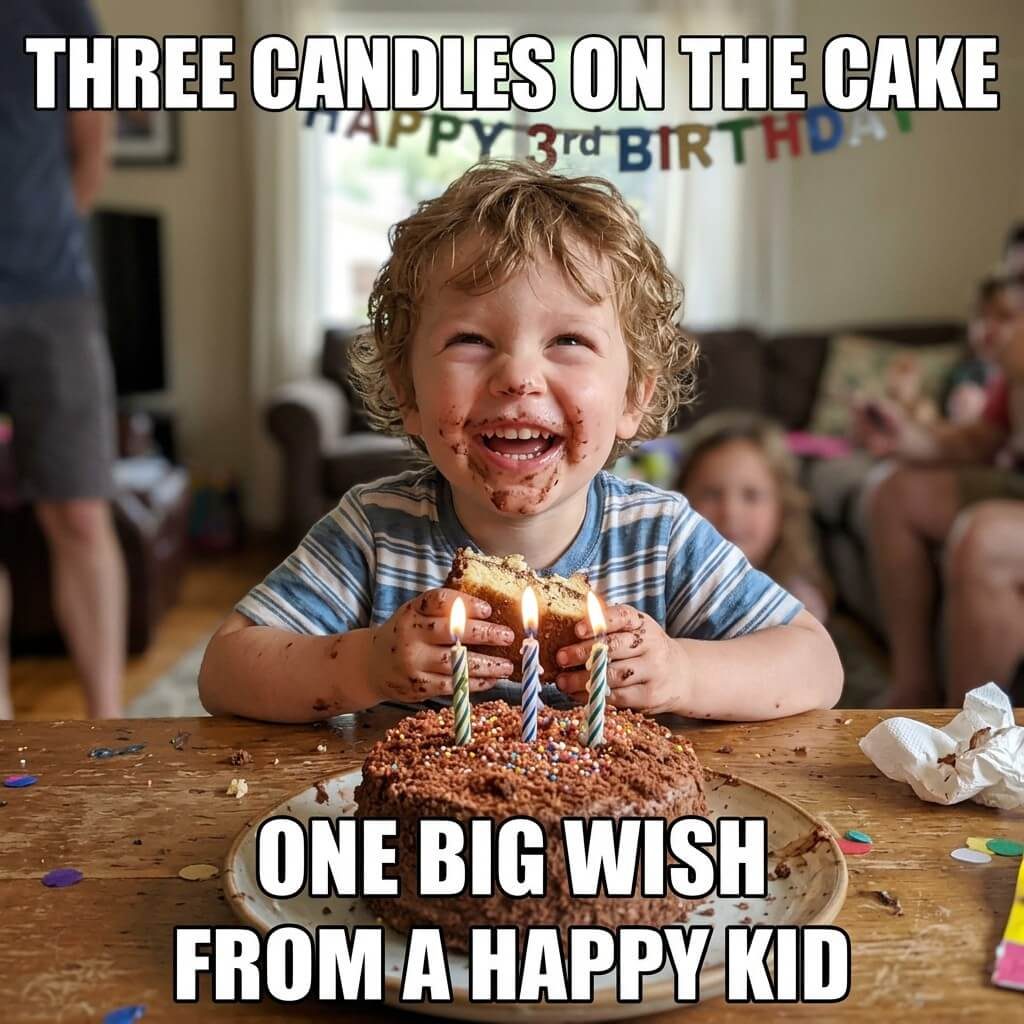 Three Candle Wish Meme