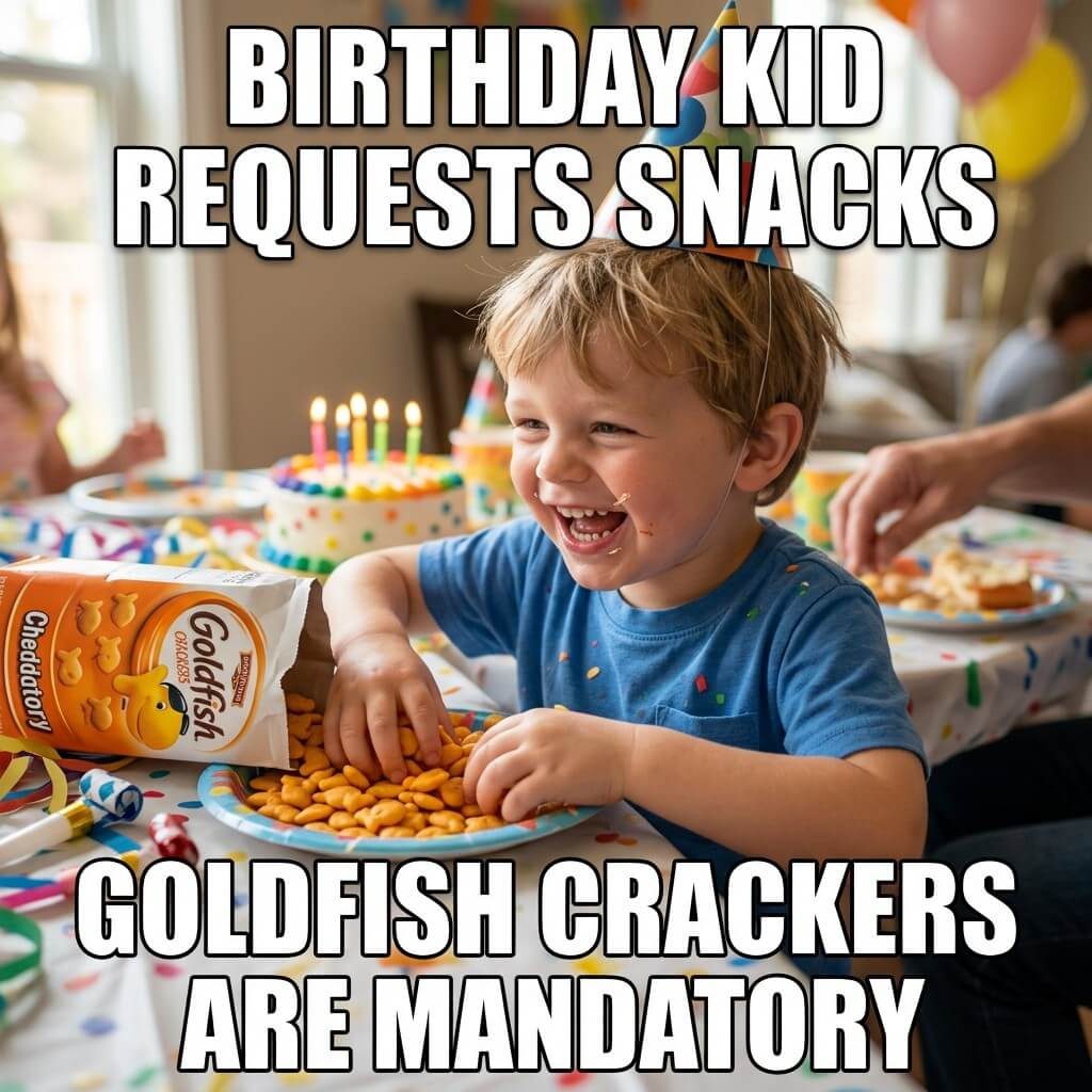 Goldfish Cracker Diplomacy Meme