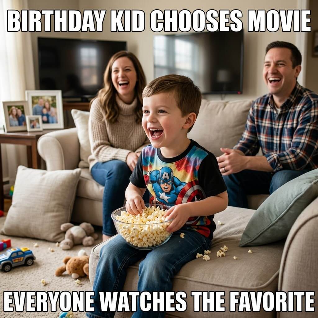 Movie Night Remote Holder Meme