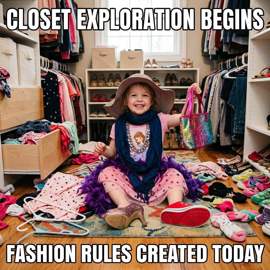 Closet Raid Runway Meme