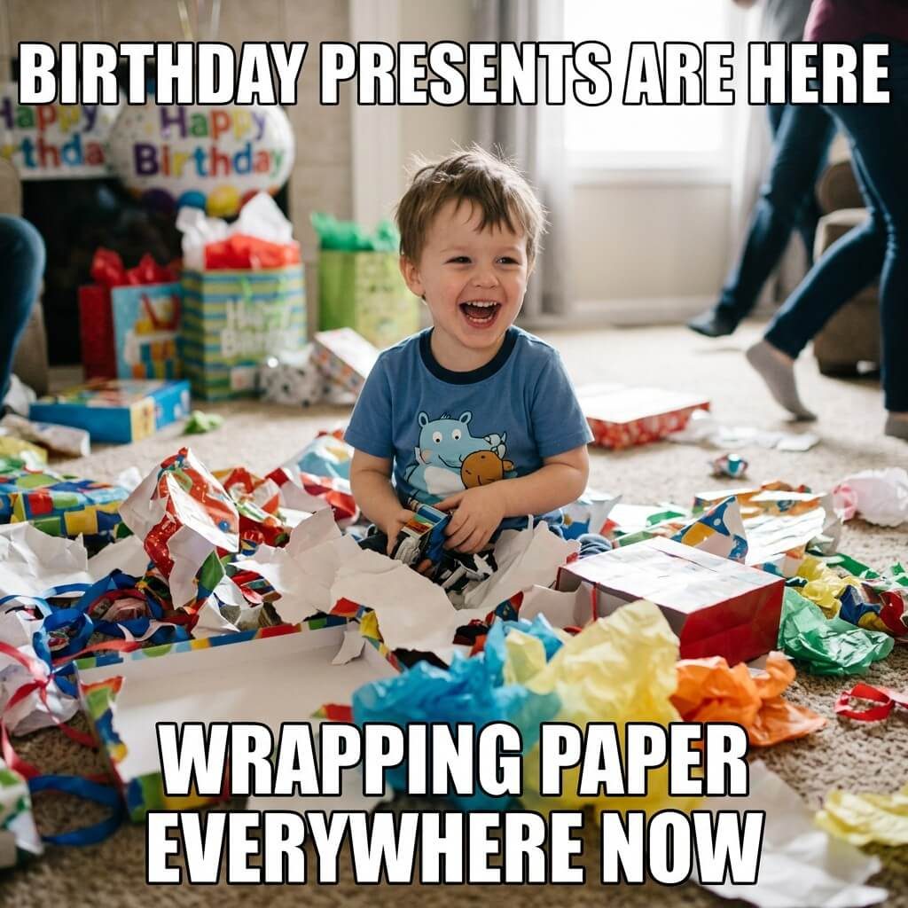 Wrapping Paper Blizzard Meme