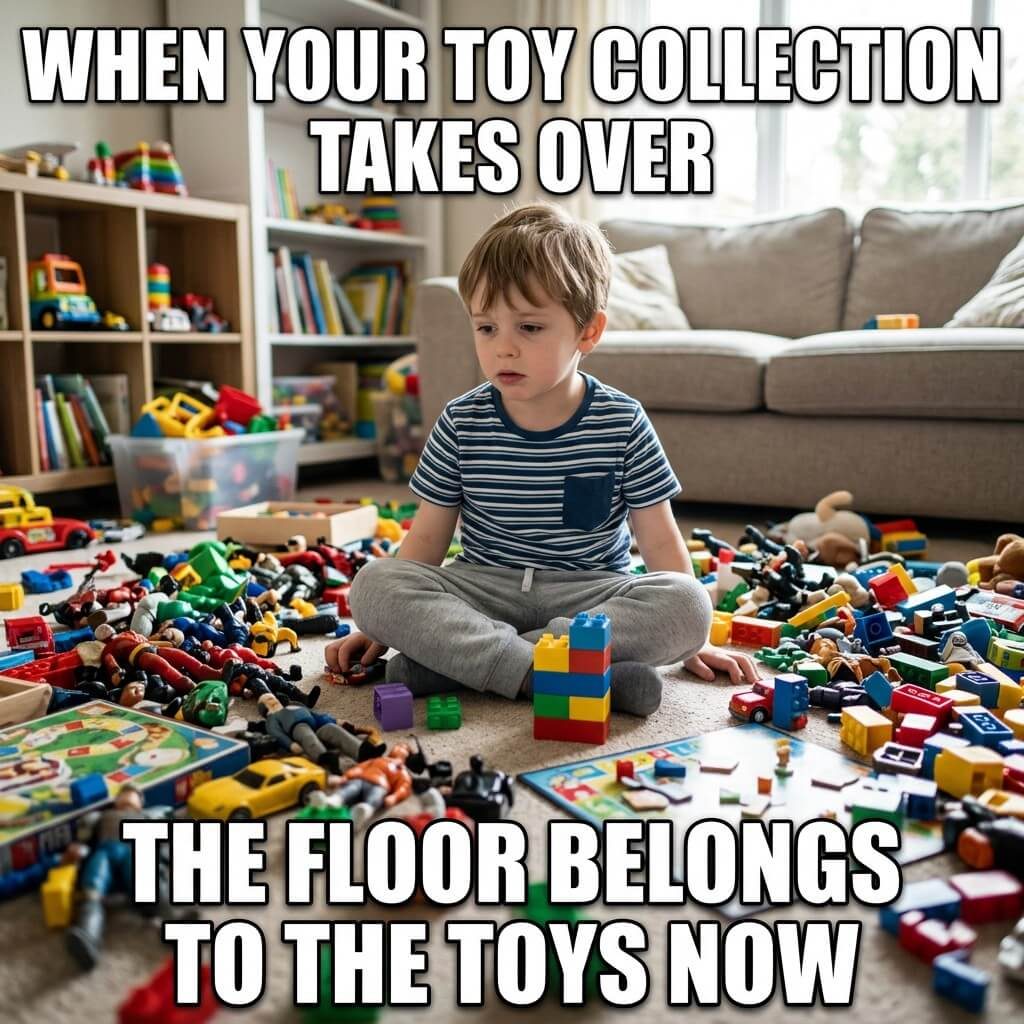 Living Room Floor Takeover Meme