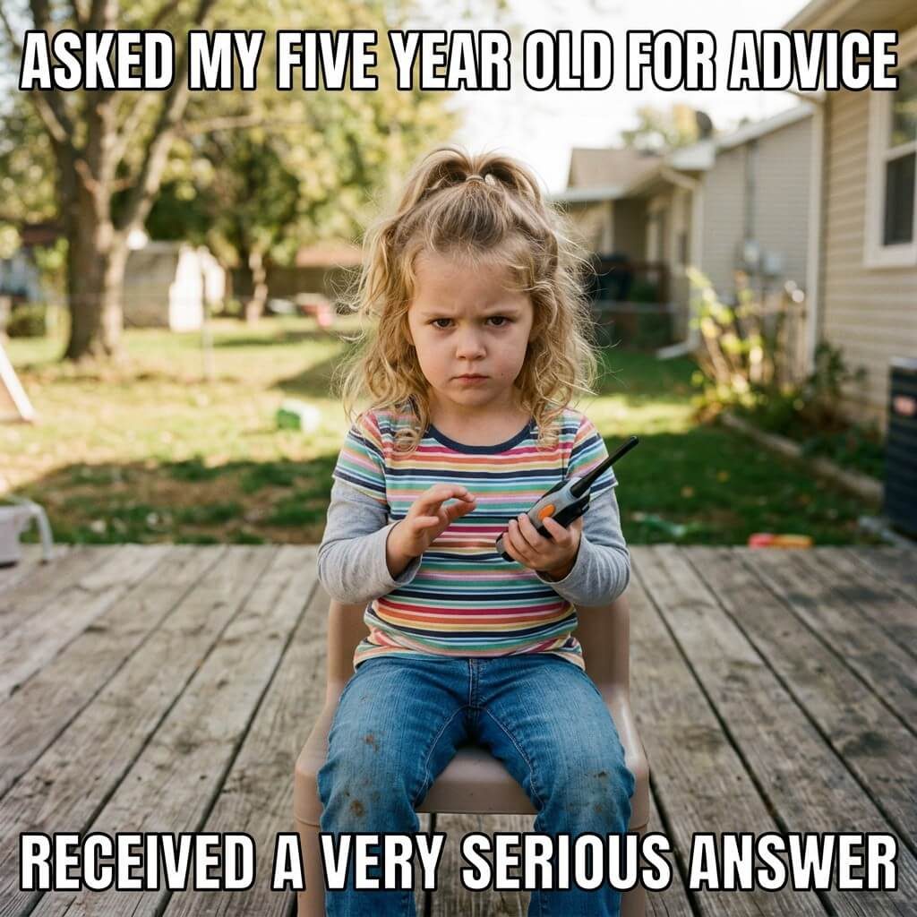 Unsolicited Kid Advice Meme