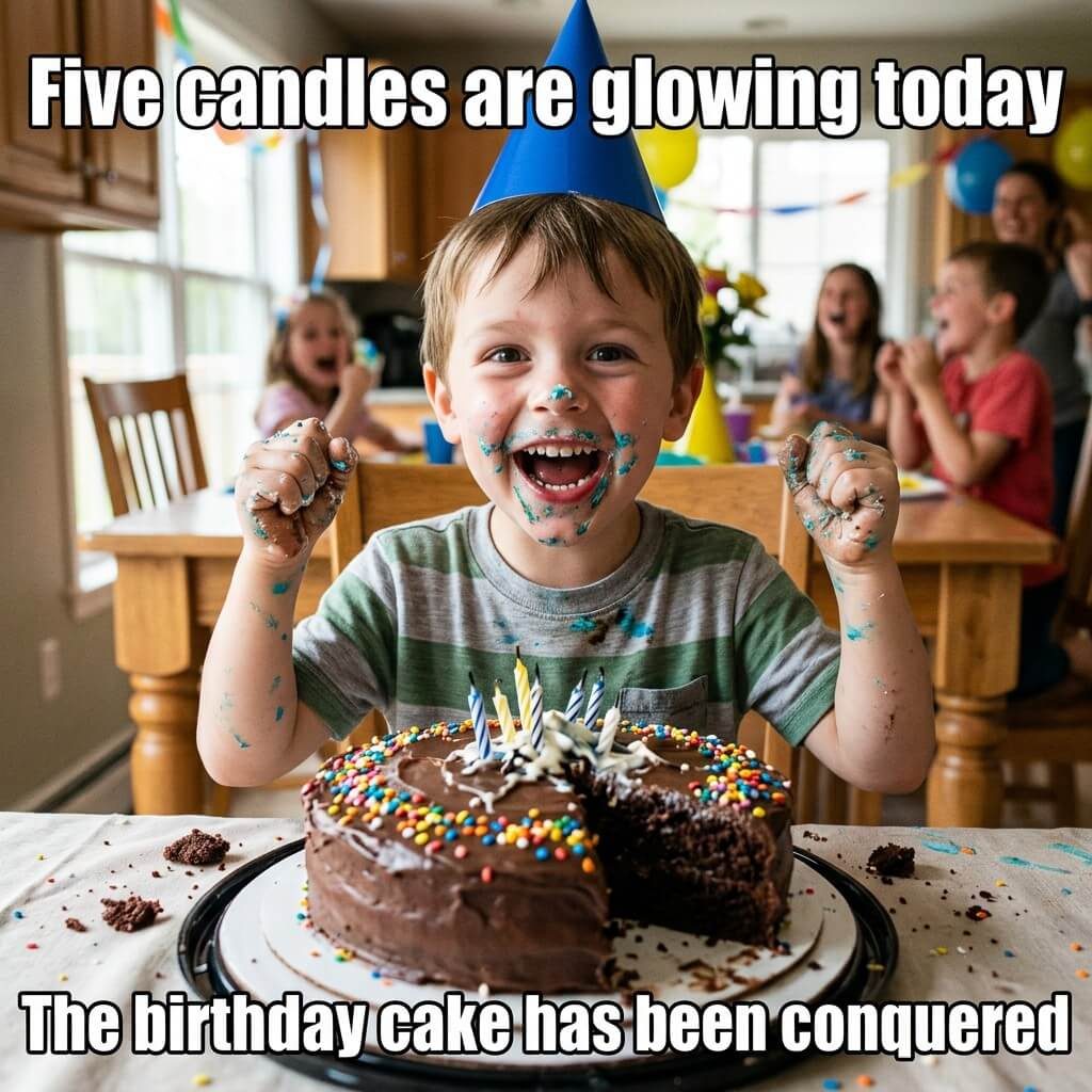 Five Candle Countdown Meme