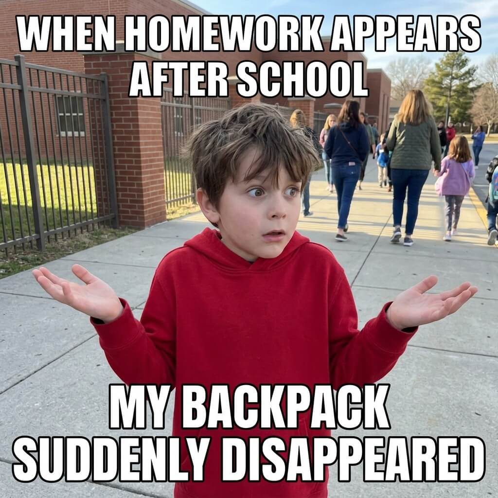 Homework Vanishing Act Meme