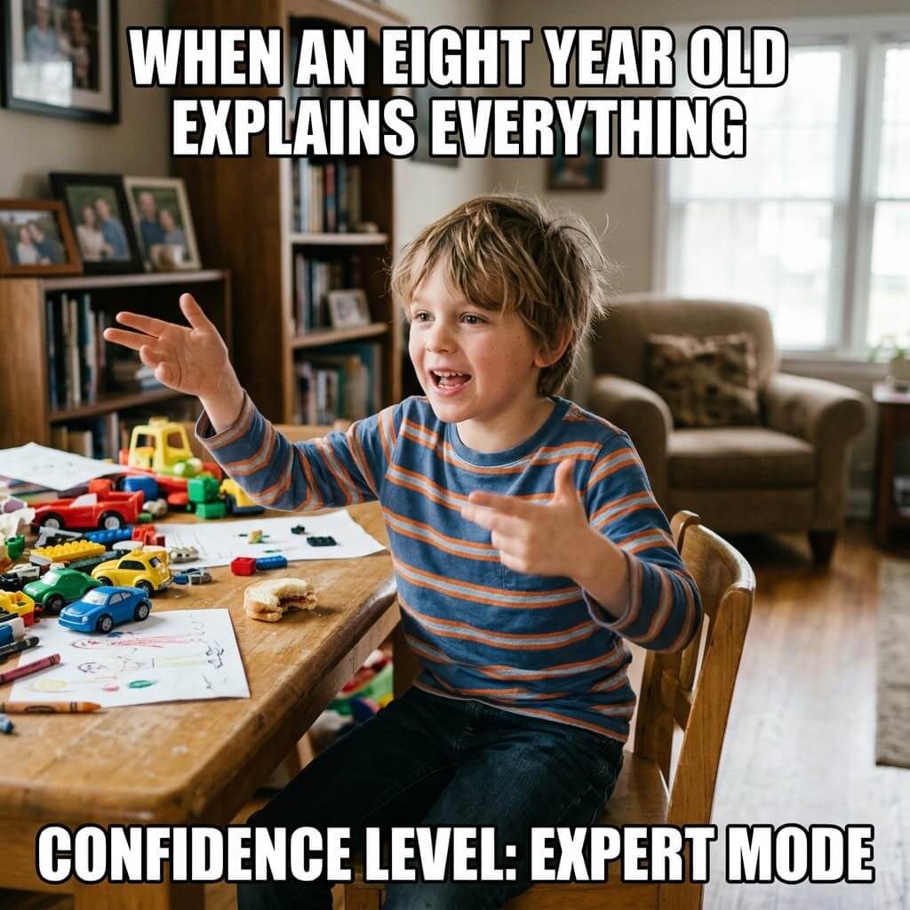 Tiny Expert Lecture Meme