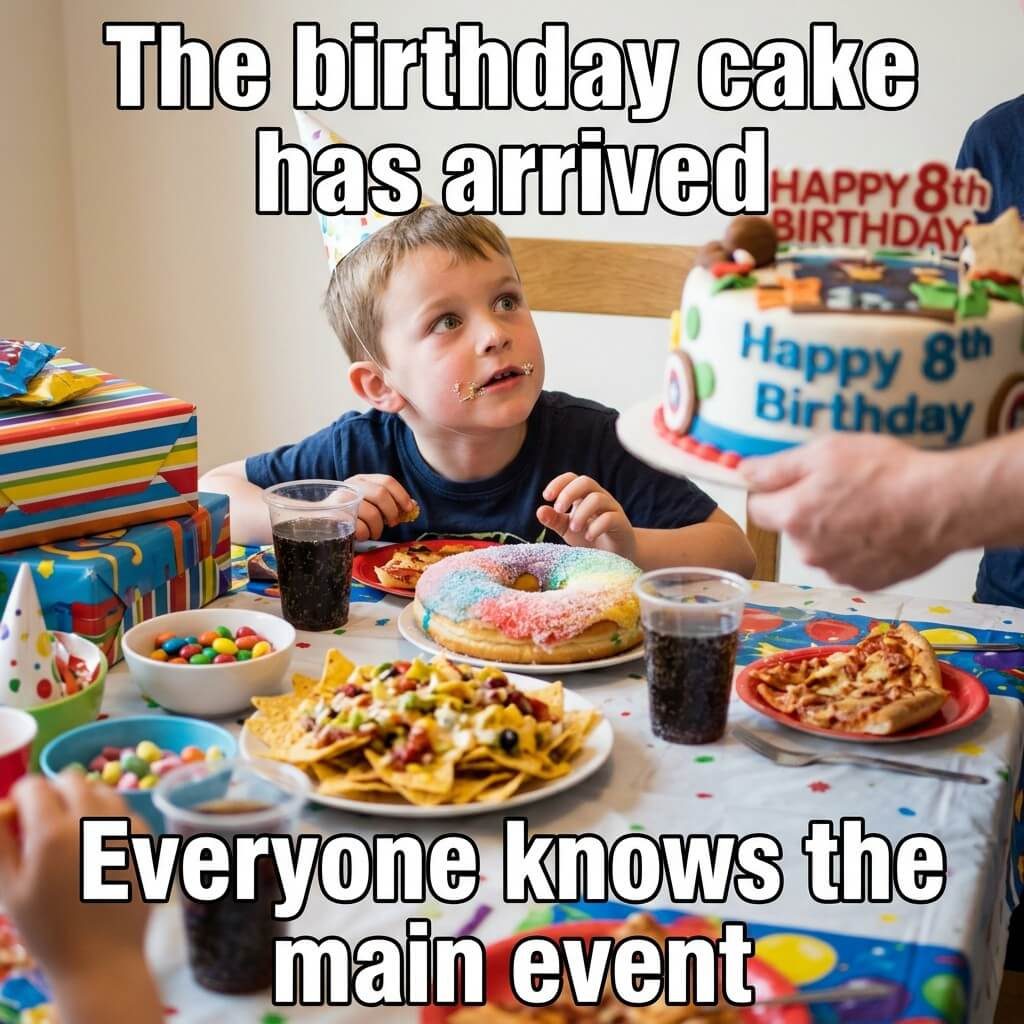Cake Arrival Alert Meme