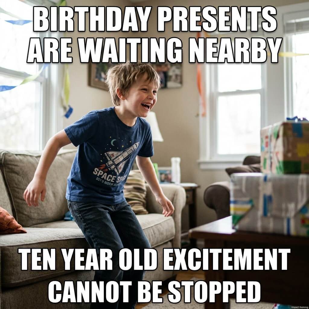 Gift Pile Countdown Meme