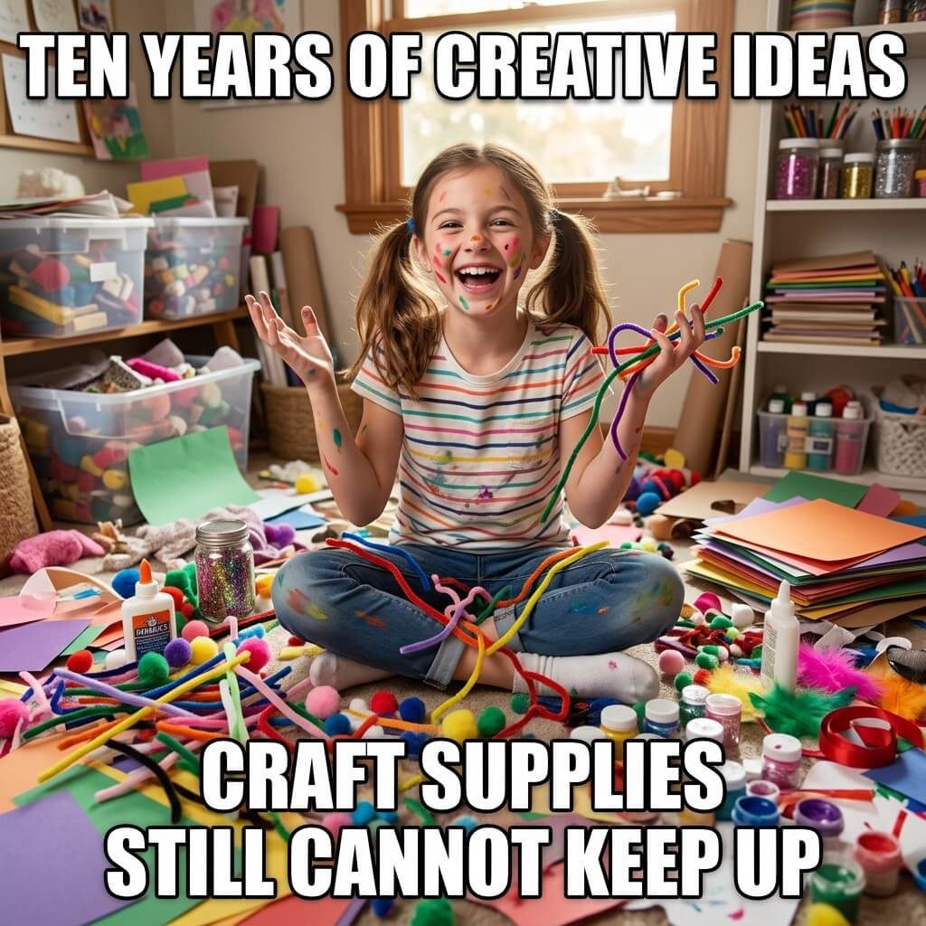 Glitter Everywhere Meme
