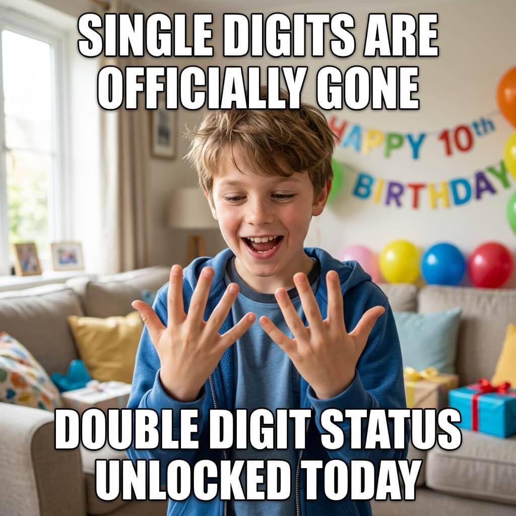 Single Digits Retired Meme