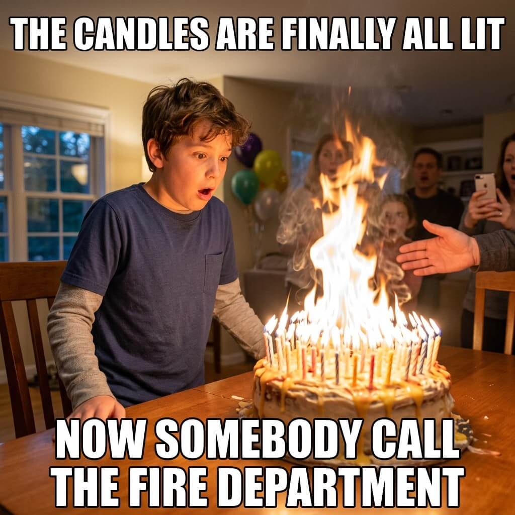 Twelve Candle Bonfire Meme