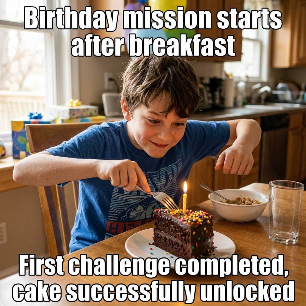 Birthday Side Quest Meme