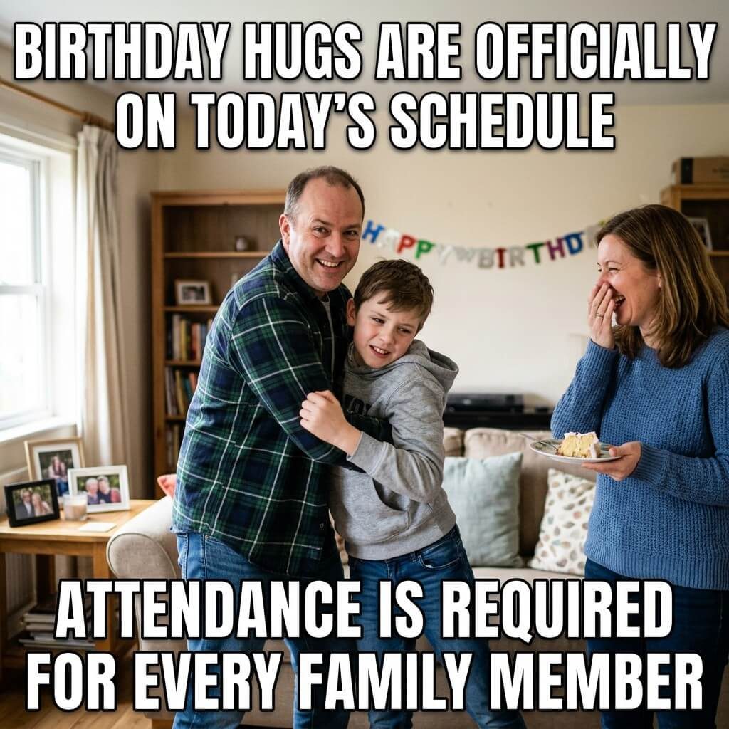 Mandatory Family Hugs Meme