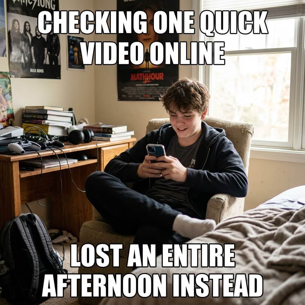 Lost Afternoon Scroll Meme