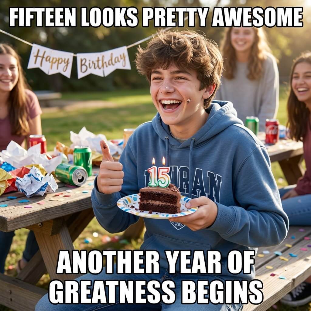 Fifteen Feels Great Meme