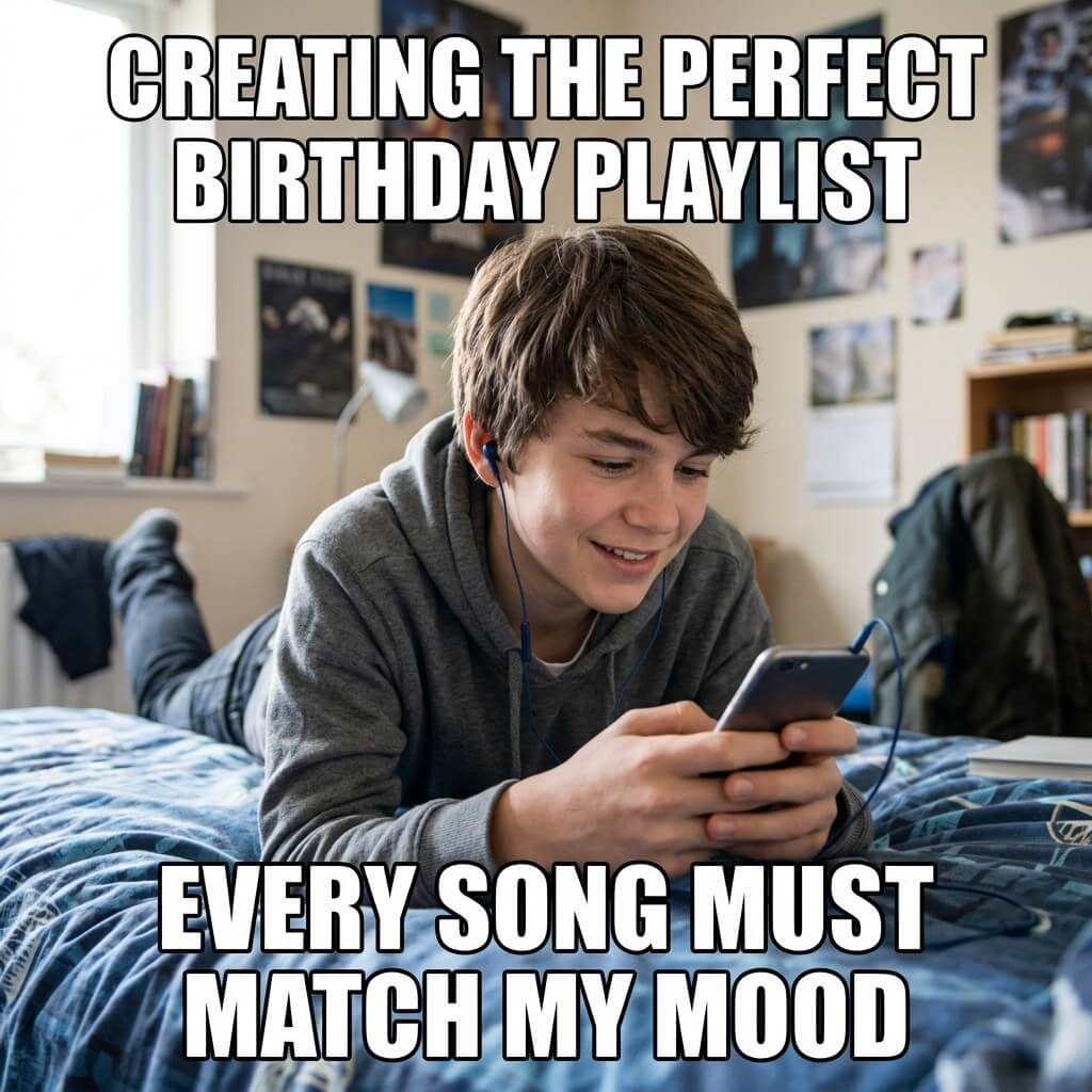 Birthday Playlist Perfectionist Meme