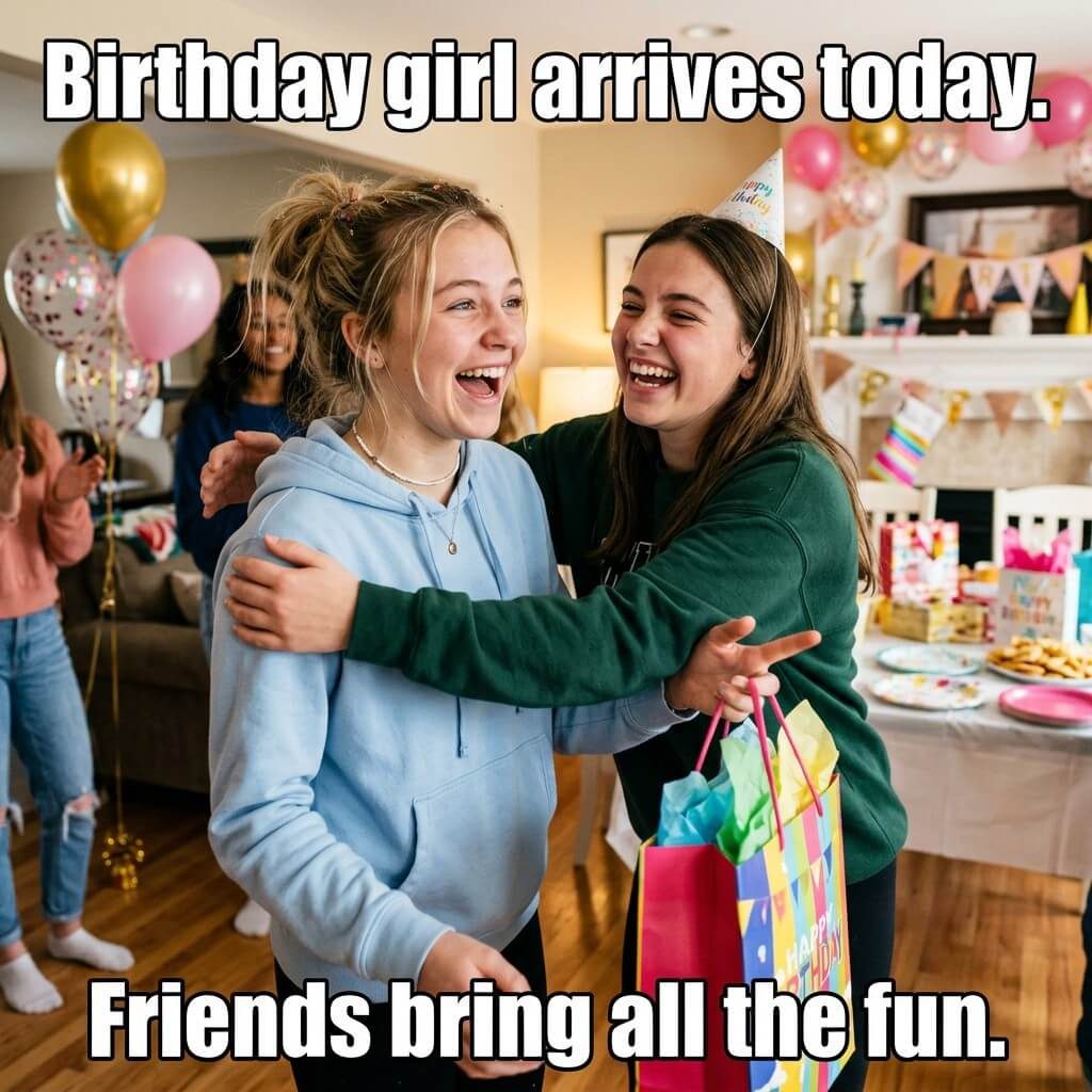Birthday Girl Entrance Meme