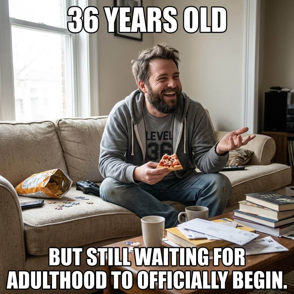Adulthood Loading Meme