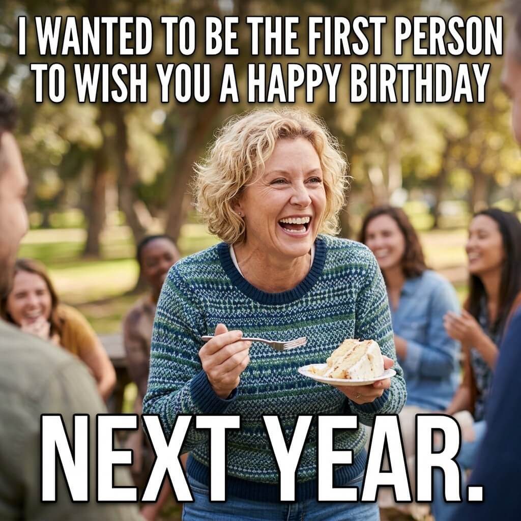 First In Line Next Year Meme