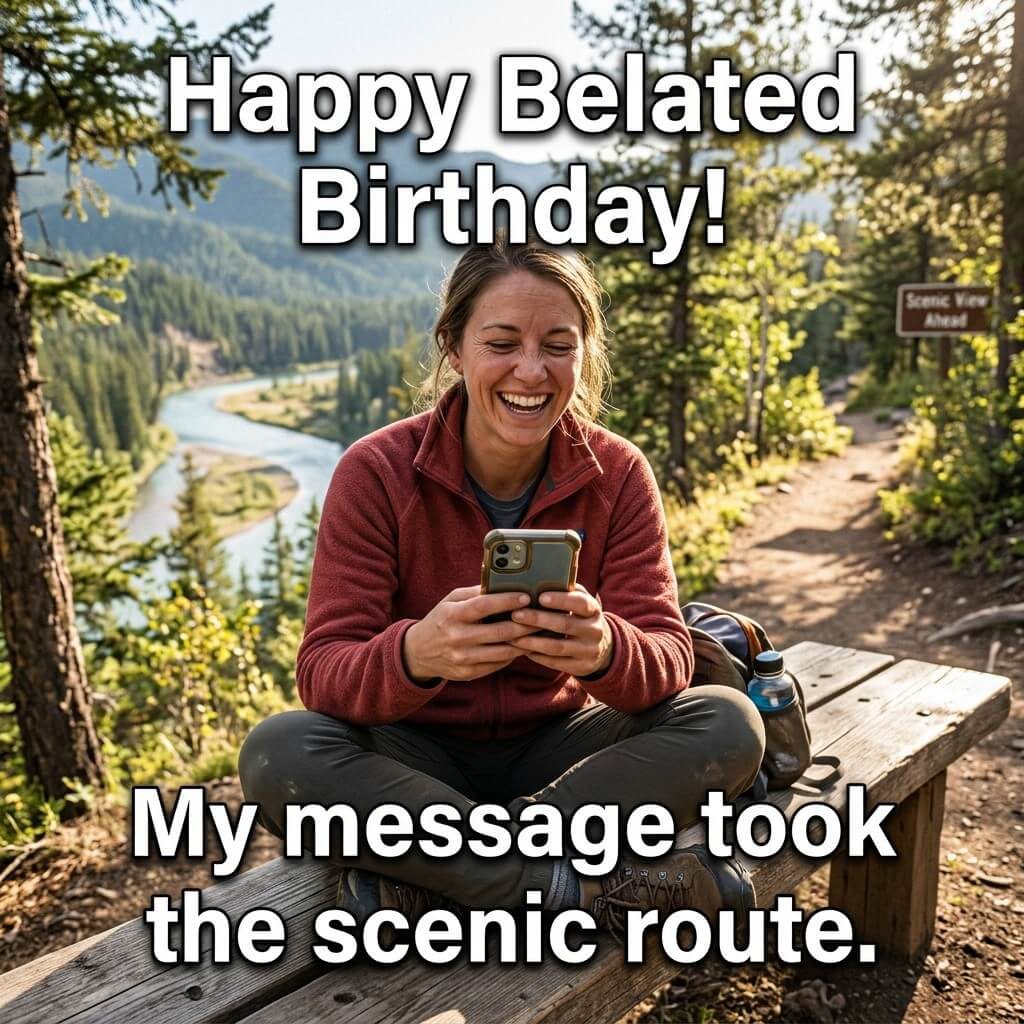 Scenic Route Text Meme