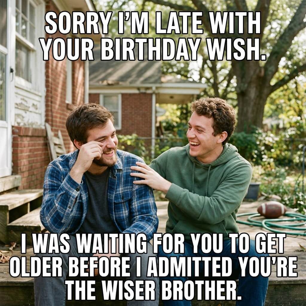 Wiser Brother Admission Meme