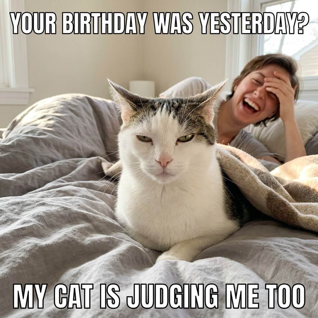 Judgmental Cat Stare Meme