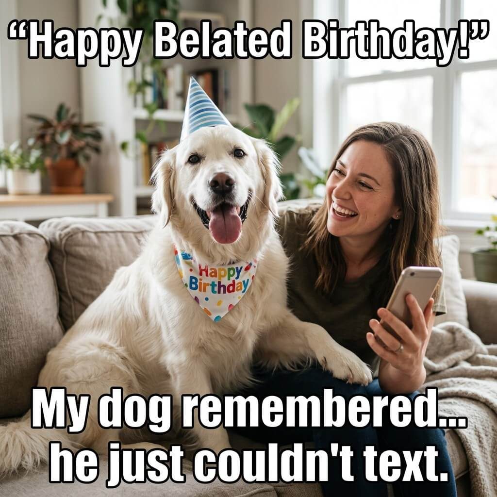 Dog Can't Text Meme