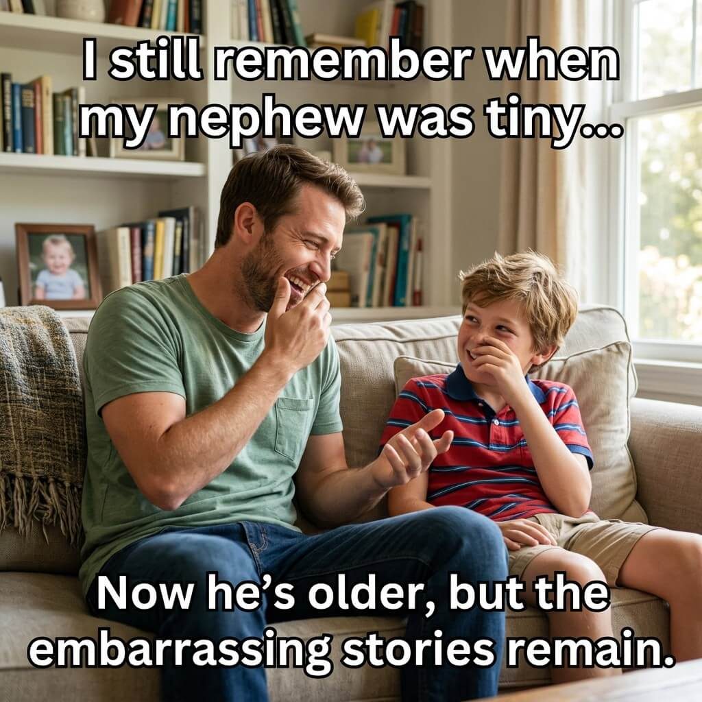 Baby Photo Blackmail Meme