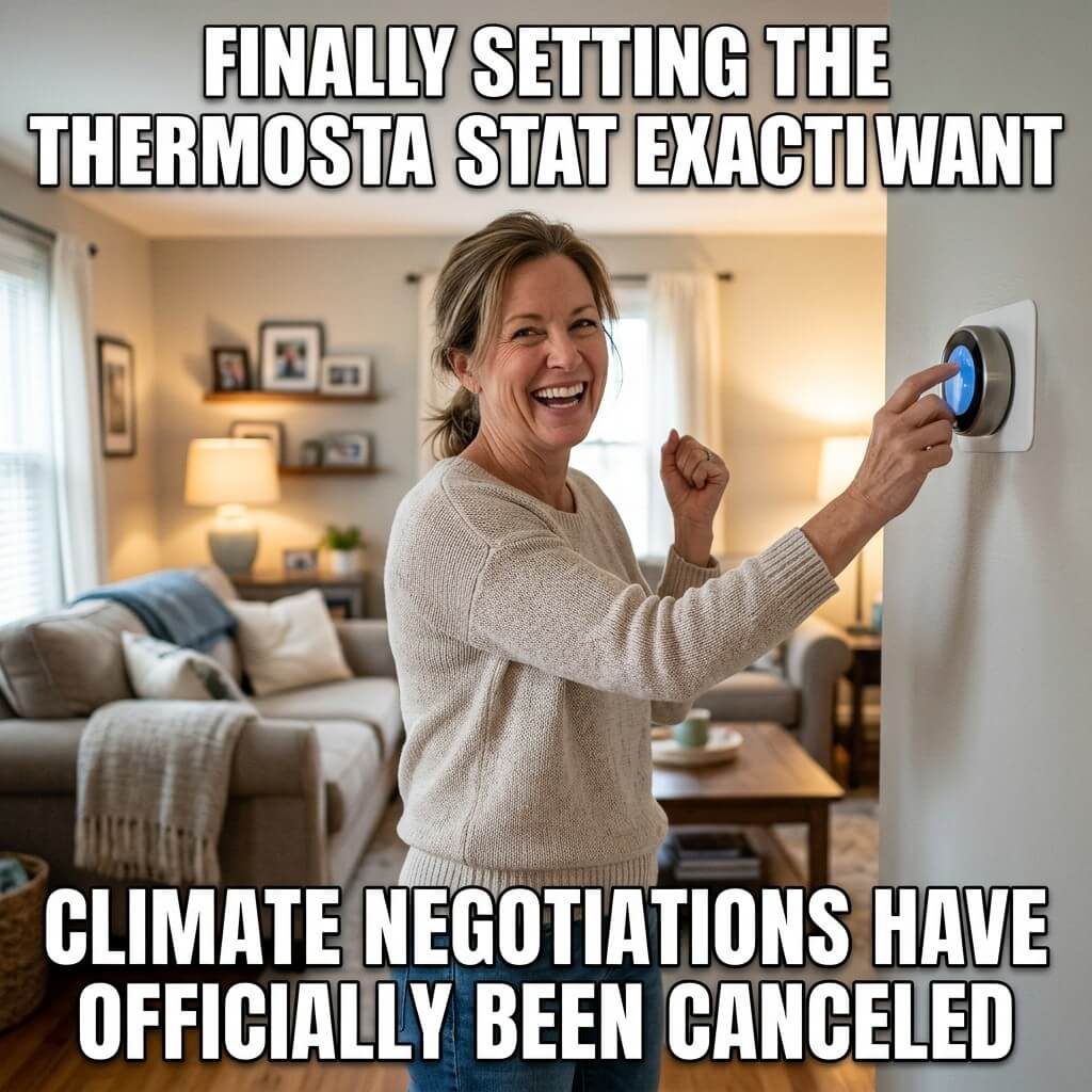 Thermostat Negotiations Meme