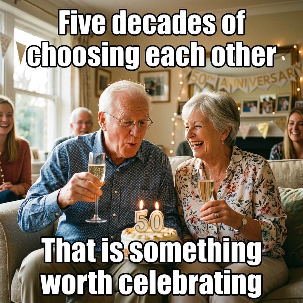 Five Decades Strong Meme