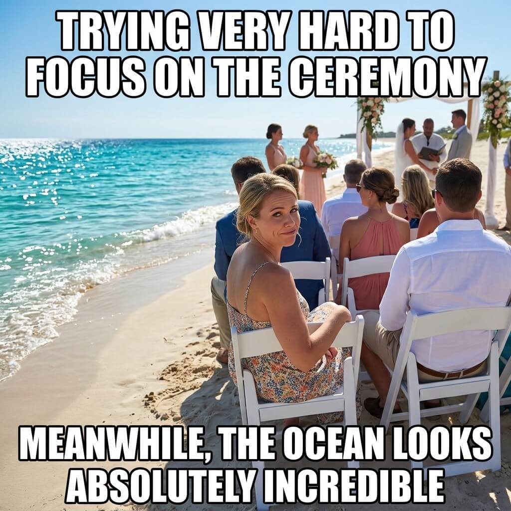 Scenic Ceremony Distraction Meme