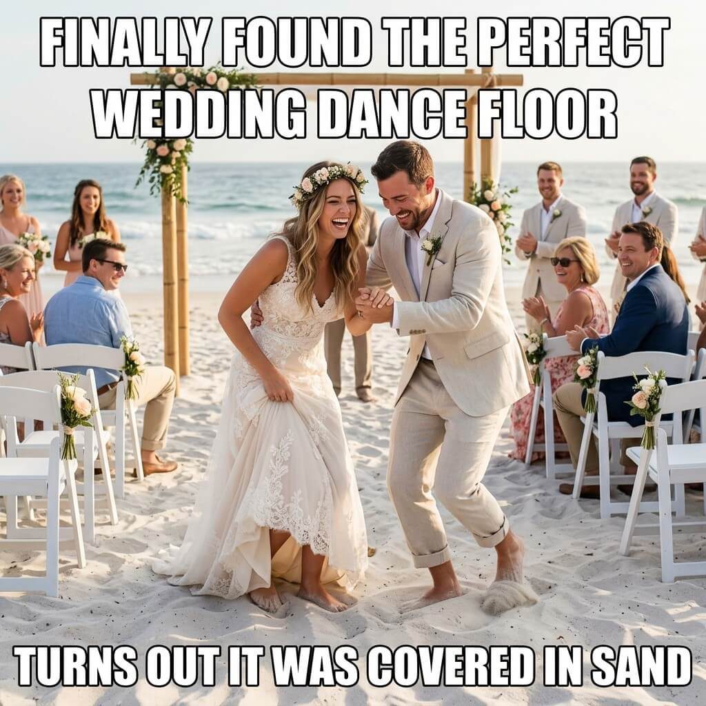 Sandy Reception Dance Floor Meme