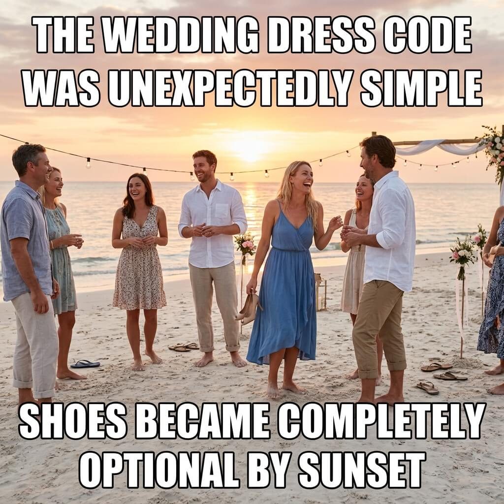 Barefoot Reception Freedom Meme