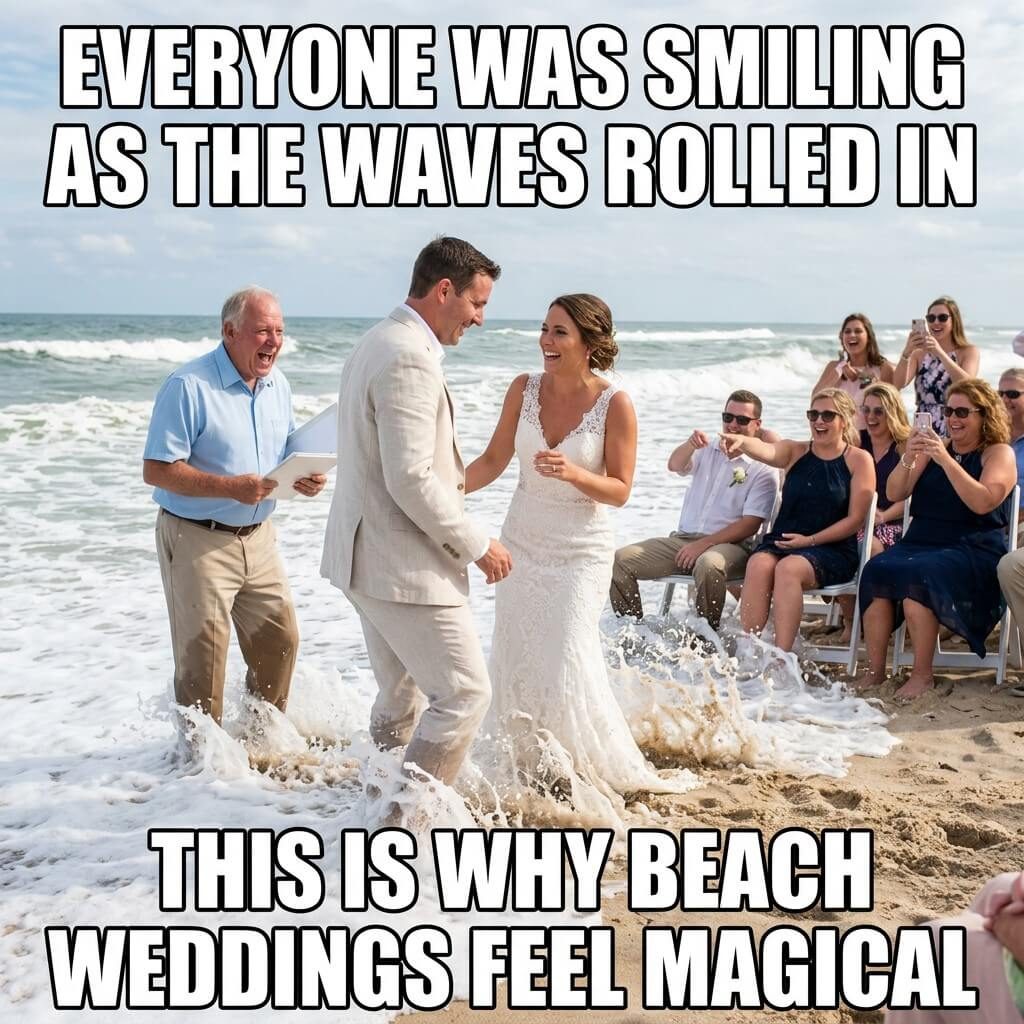 Waves and Smiles Ceremony Meme