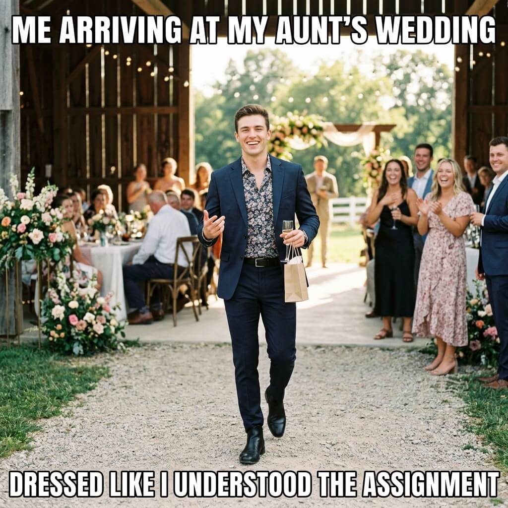 Dressed to Impress Guest Meme