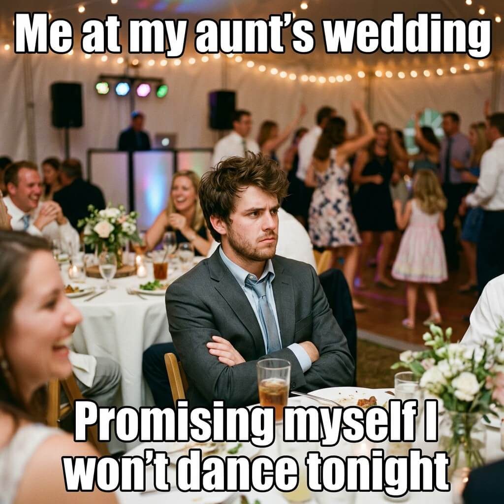 Broken No-Dancing Promise Meme