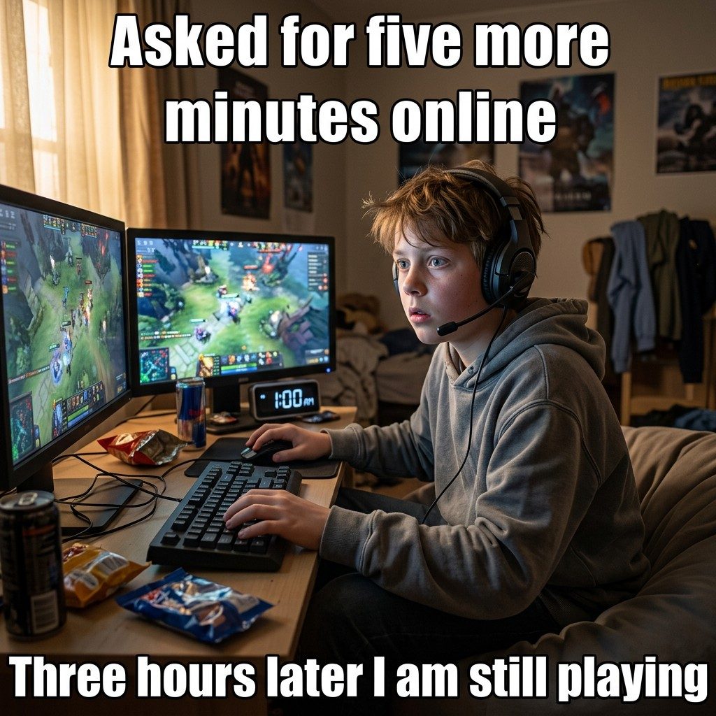 Five More Minutes Myth Meme