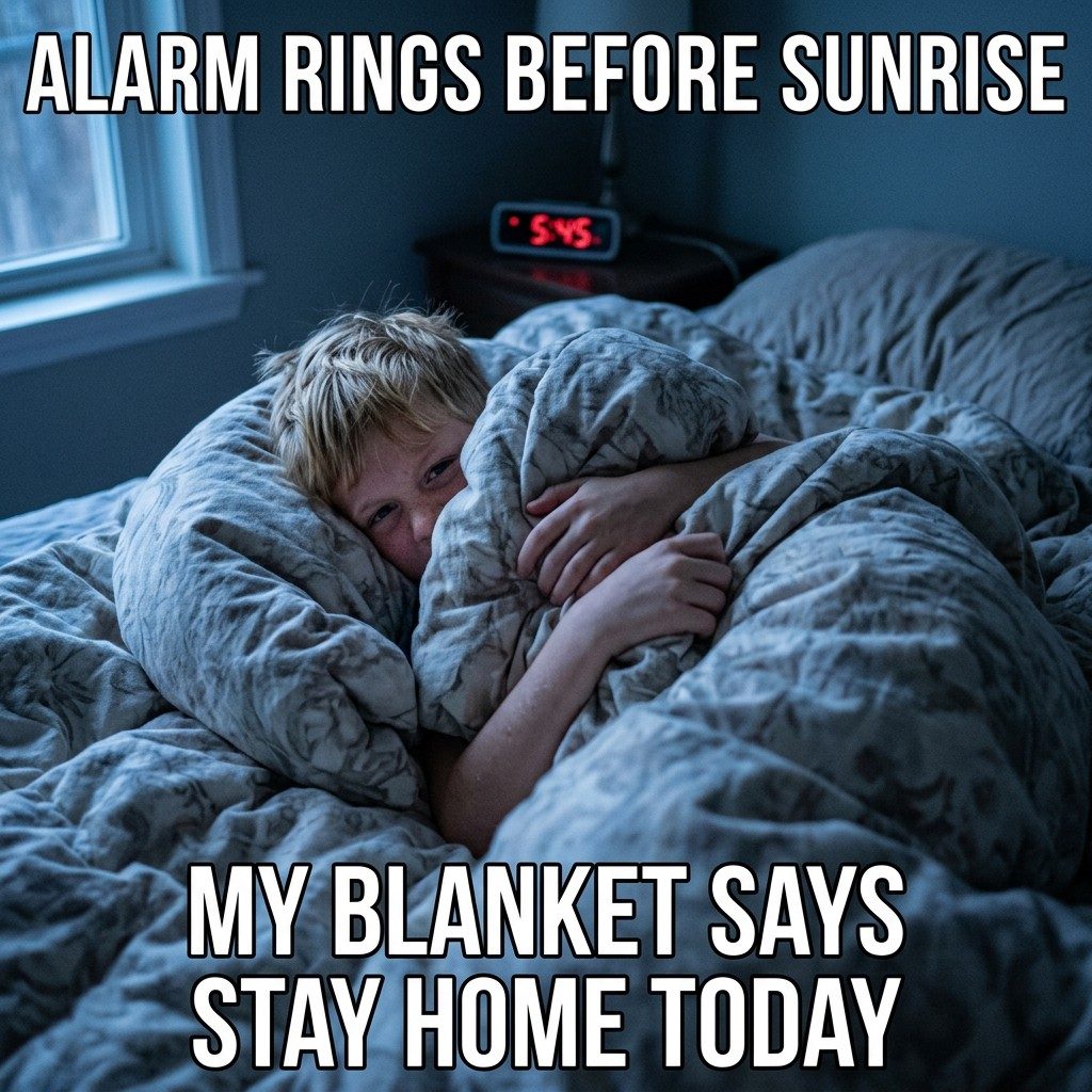 Blanket Versus Alarm Meme