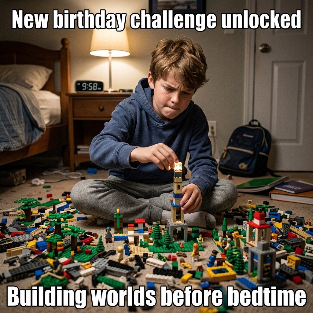 Bedtime Build Session Meme