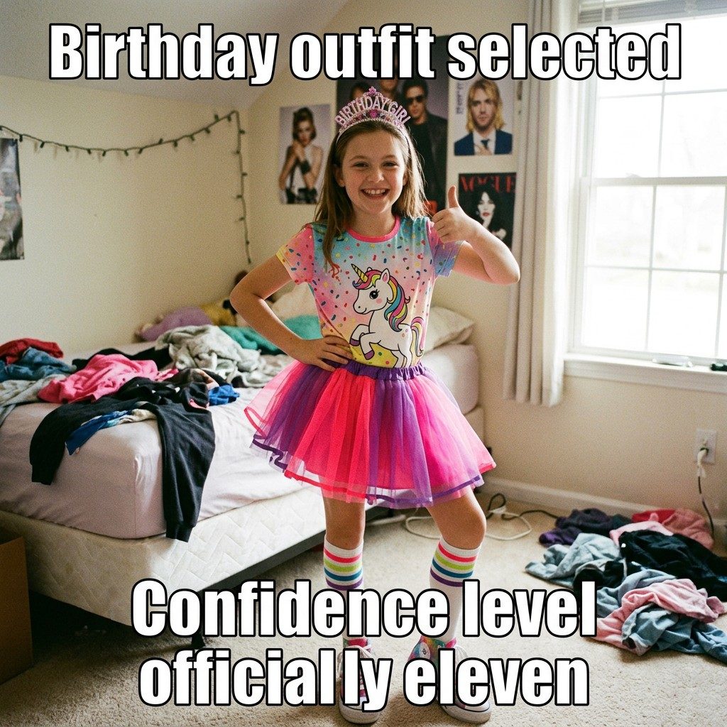 Party Outfit Confidence Meme