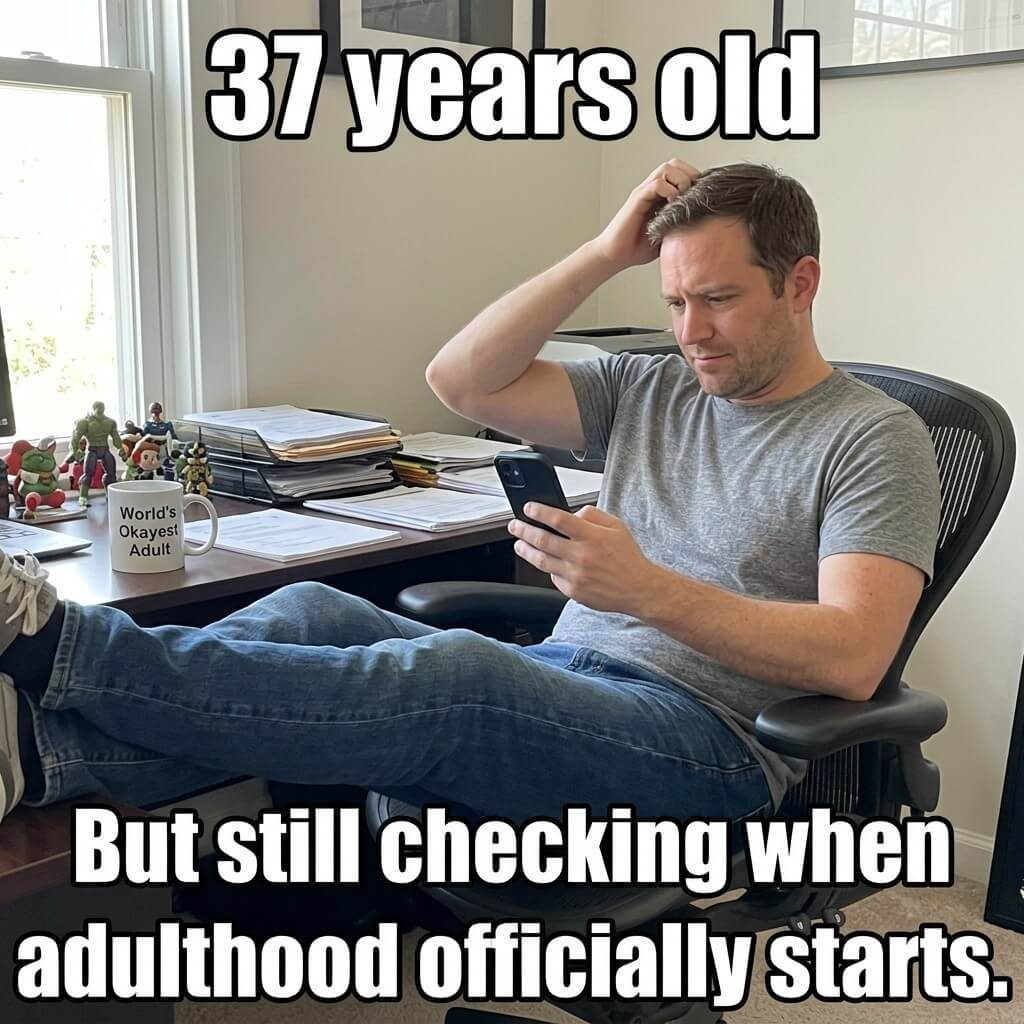 Adulthood Start Date Meme