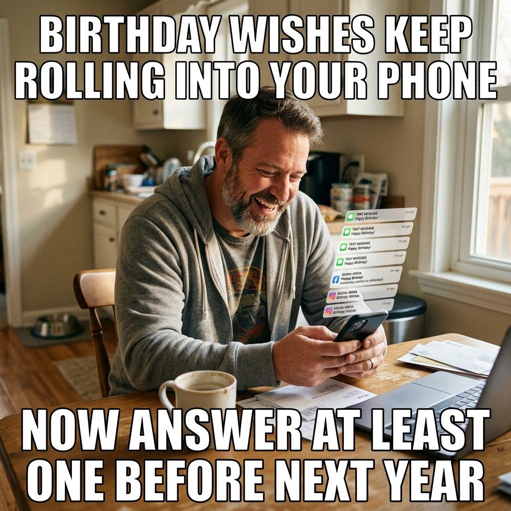 Unread Birthday Texts Meme