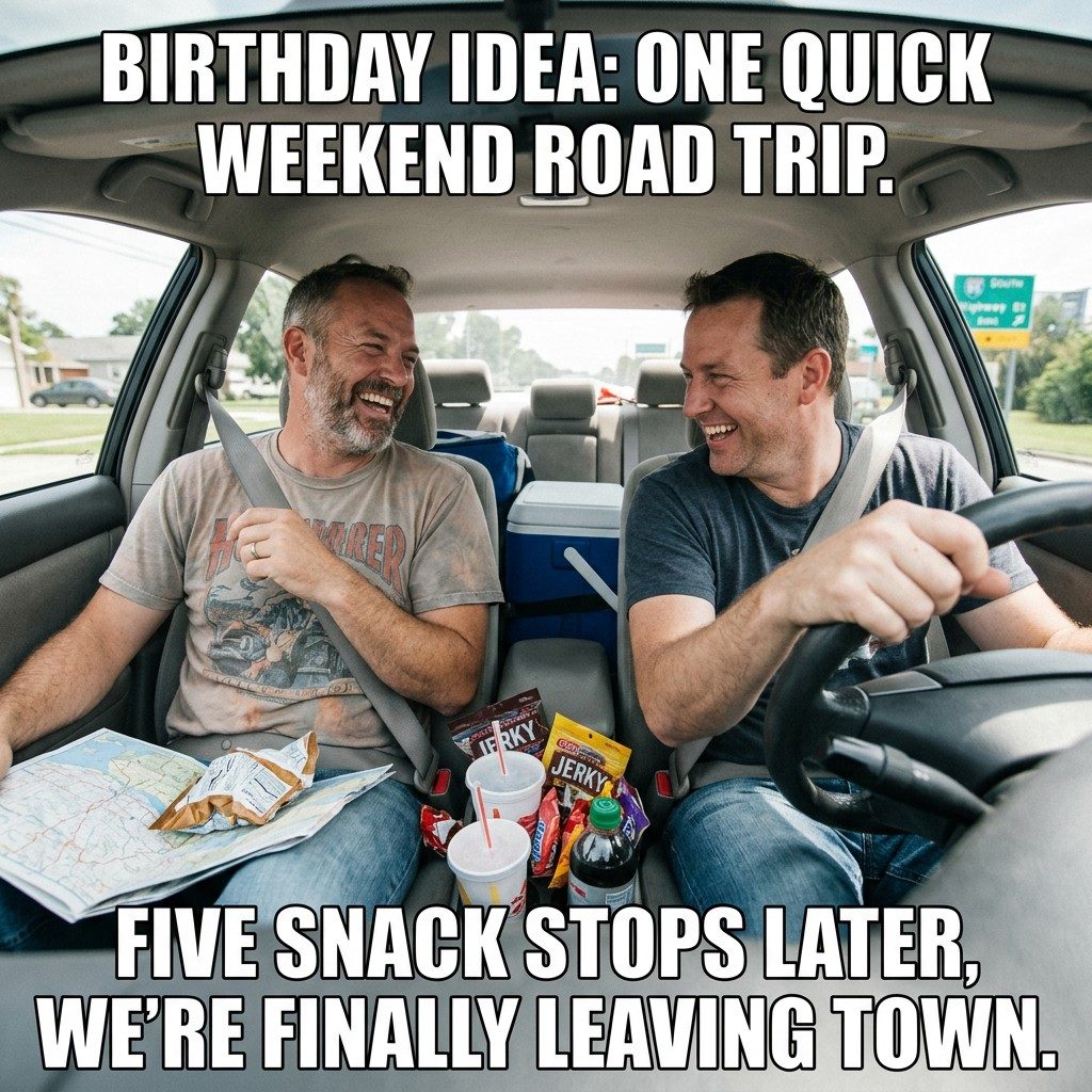 Snack Stop Roadtrip Meme